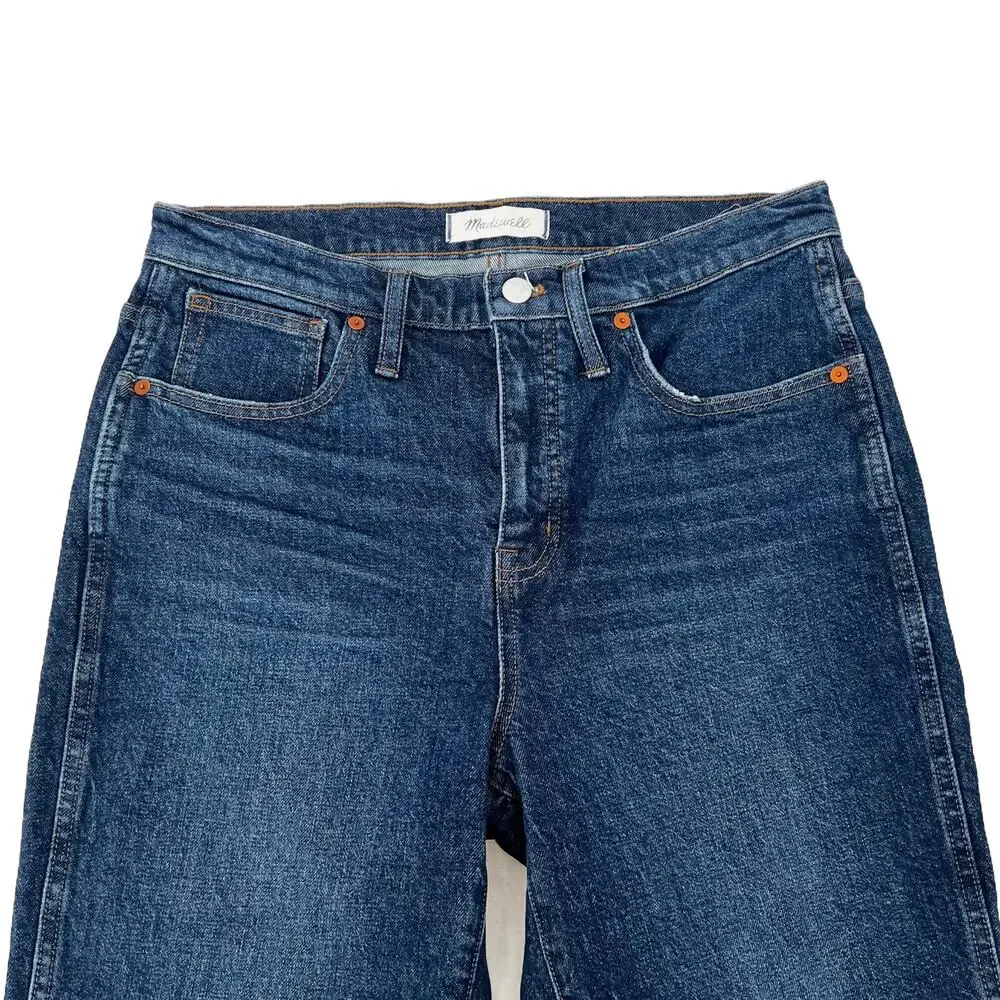 Madewell Stovepipe Full-Length High-Rise Jeans in Styler Wash size 29 x 33 - Picture 13 of 16